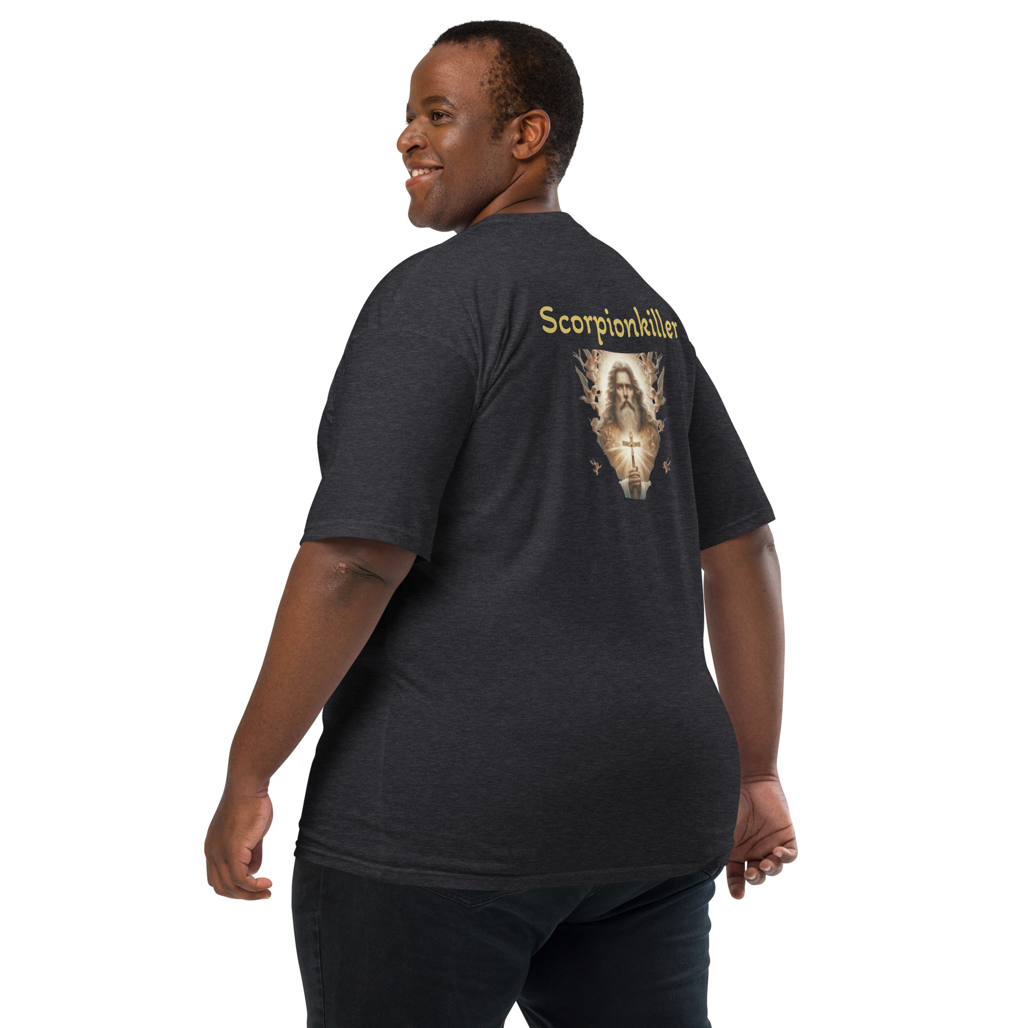 Men’s premium ScorpionKiller Tee - Image 6