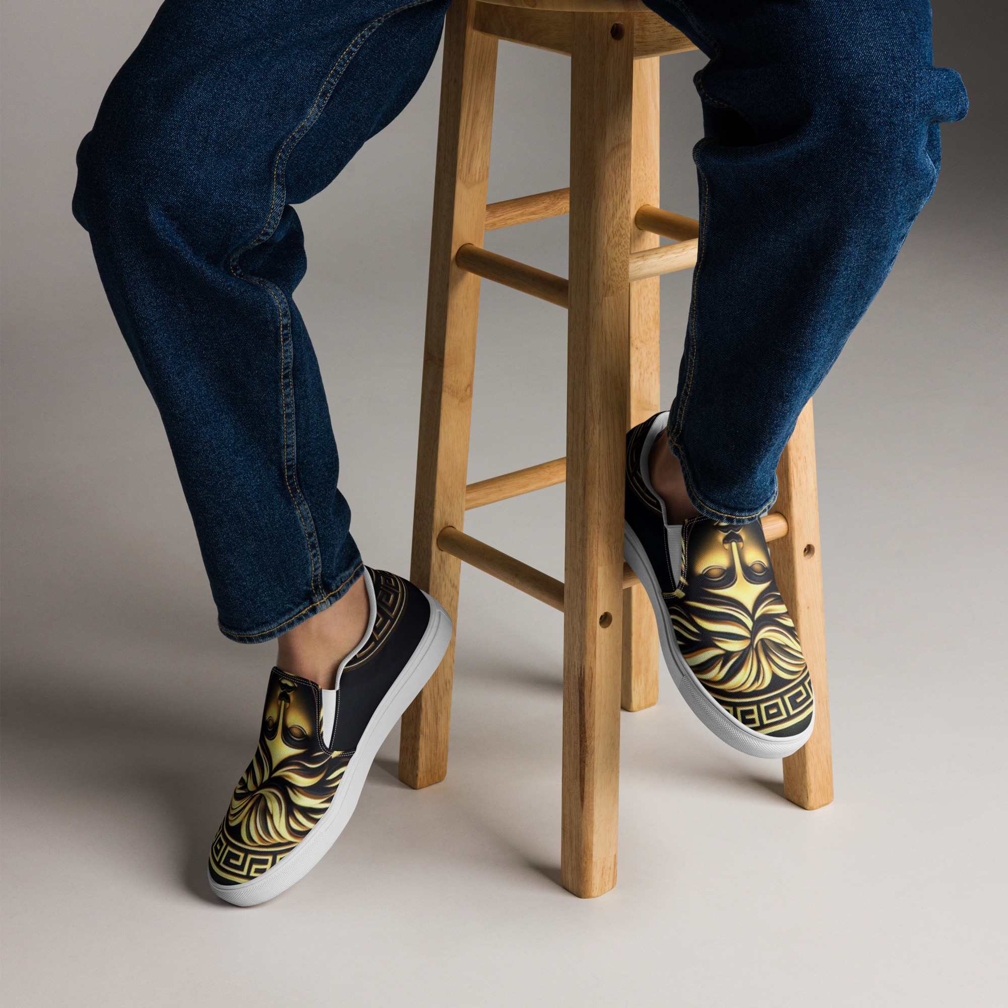 Men’s slip-on canvas shoes - Image 2