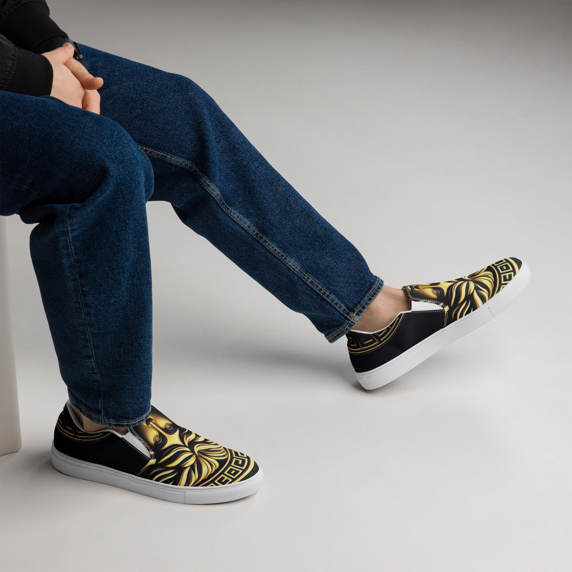 Men’s slip-on canvas shoes - Image 4